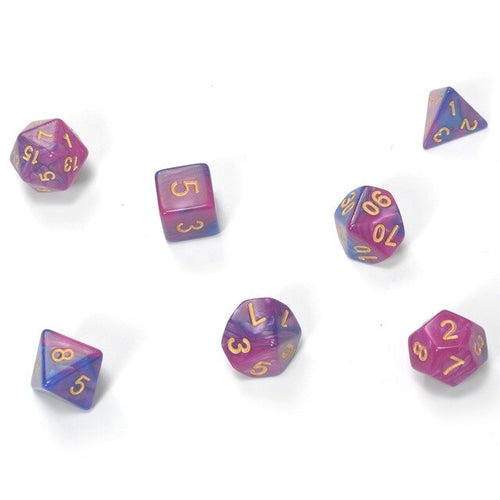 7pcs Dice Set with Nebula effect