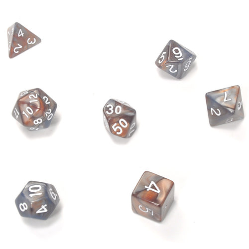 7pcs Dice Set with Nebula effect