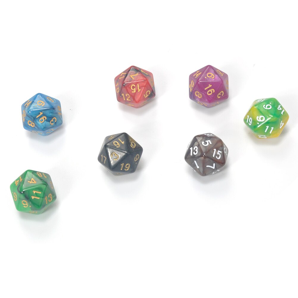 7pcs Dice Set with Nebula effect