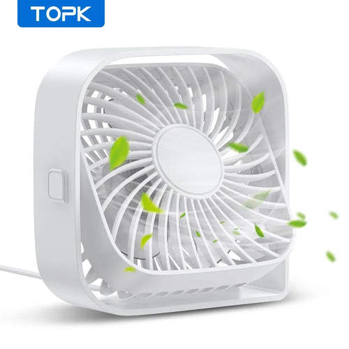 Mini Portable USB Fan Quiet 3 Speed