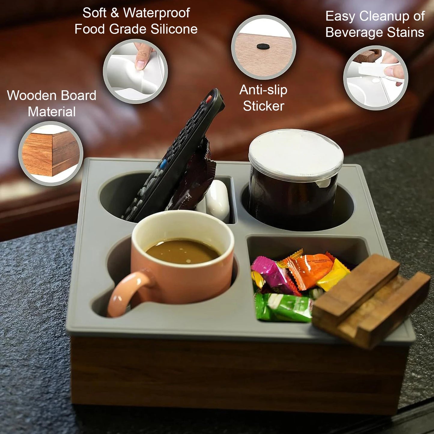 Cup Holder Removable Couch Drink Holder Couch Organizer