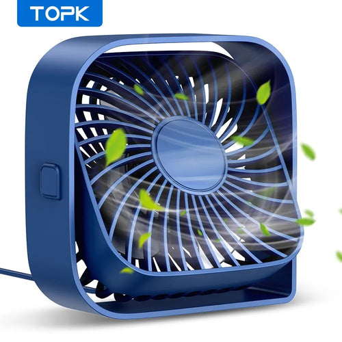 Mini Portable USB Fan Quiet 3 Speed