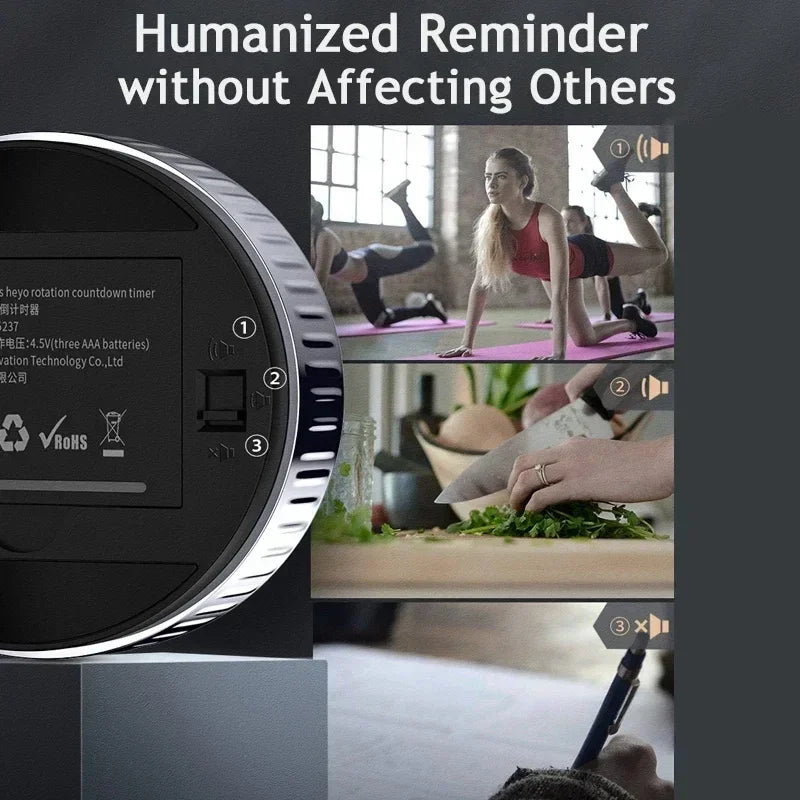 Magnetic Kitchen Timer Digital Timer Manual Countdown
