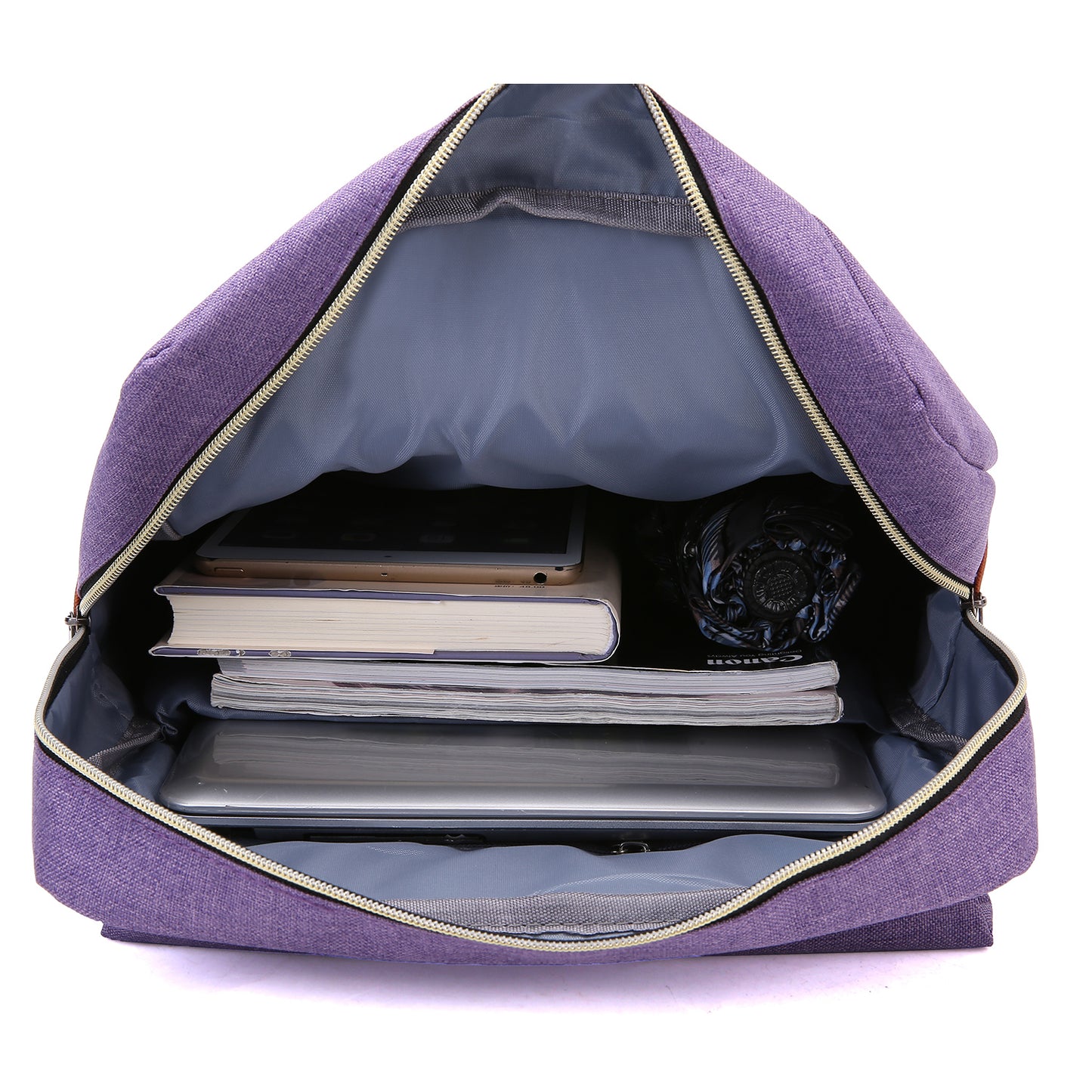 Slim Backpack Fits 15-inch Laptop-Purple