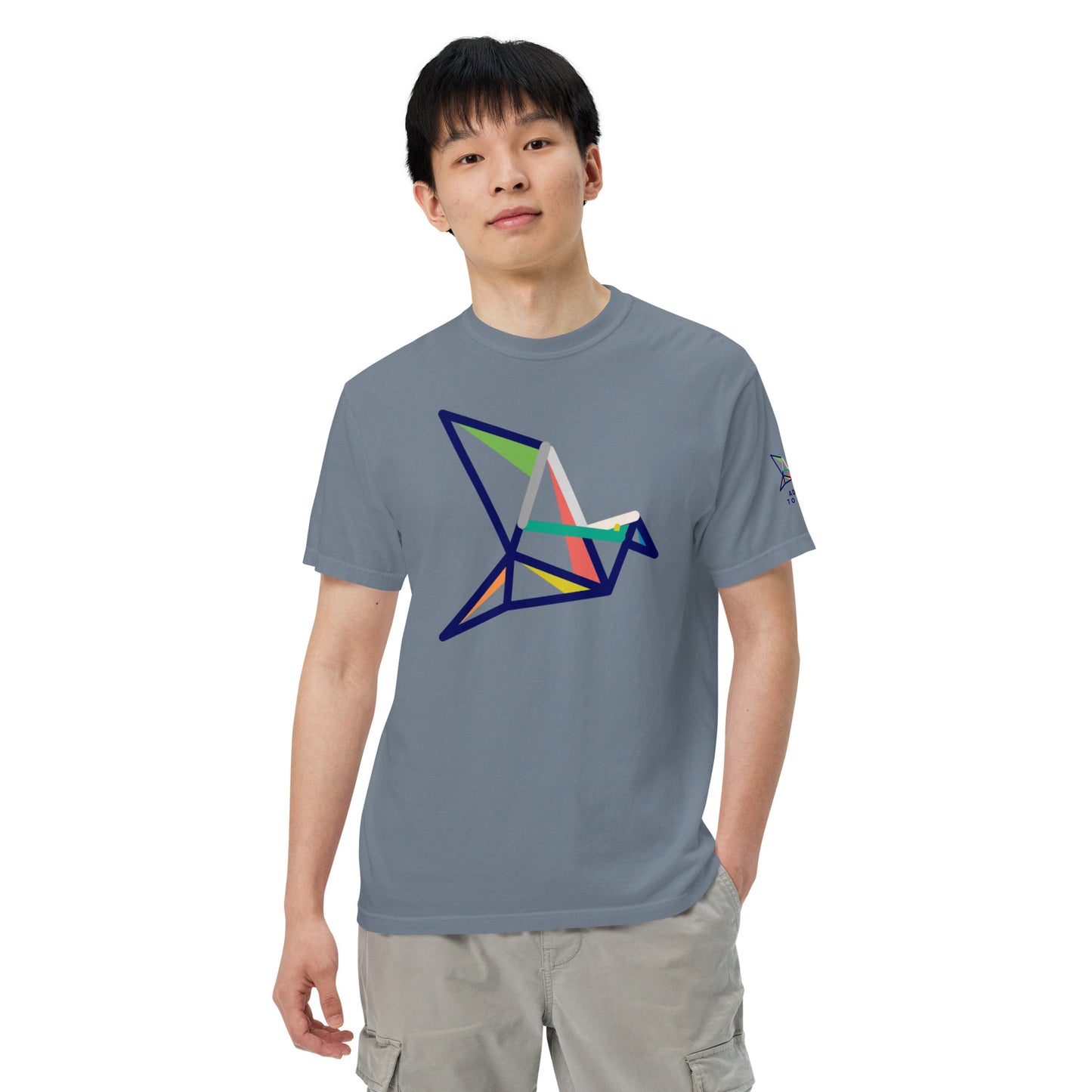 Unisex garment-dyed heavyweight t-shirt