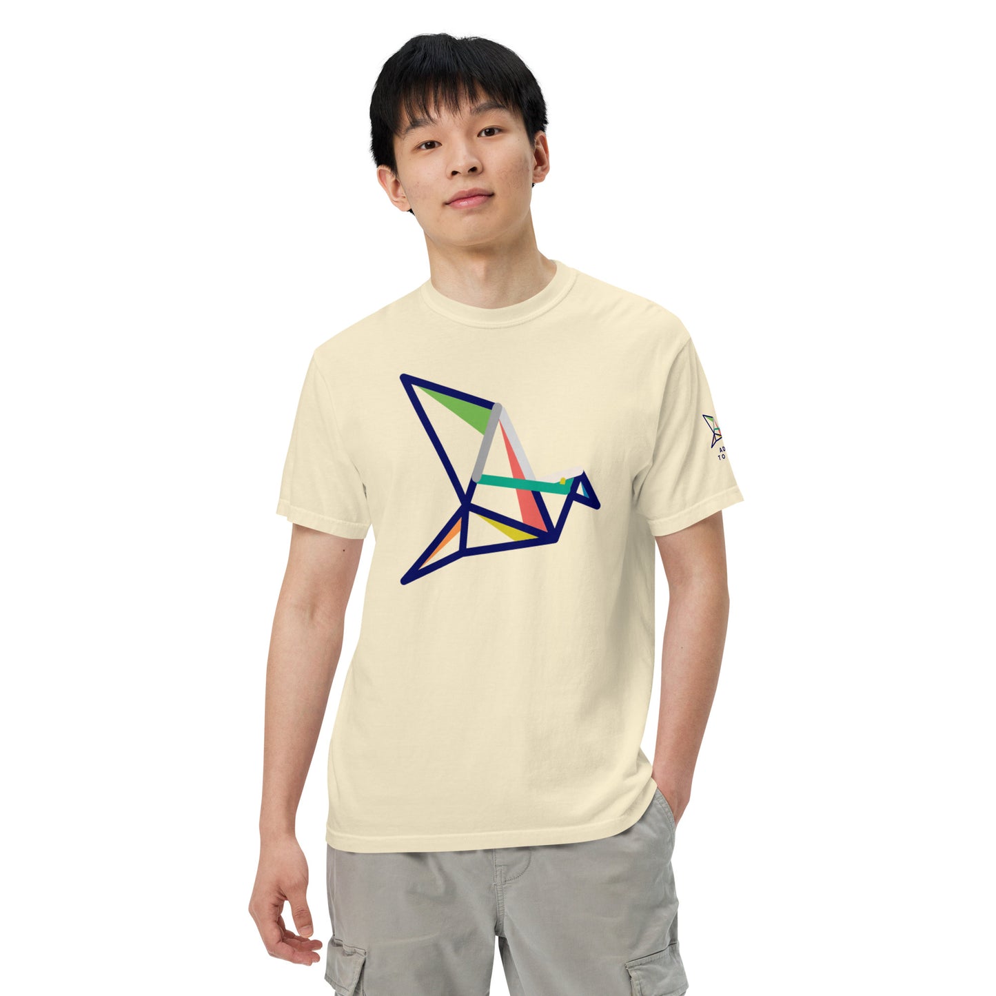 Unisex garment-dyed heavyweight t-shirt