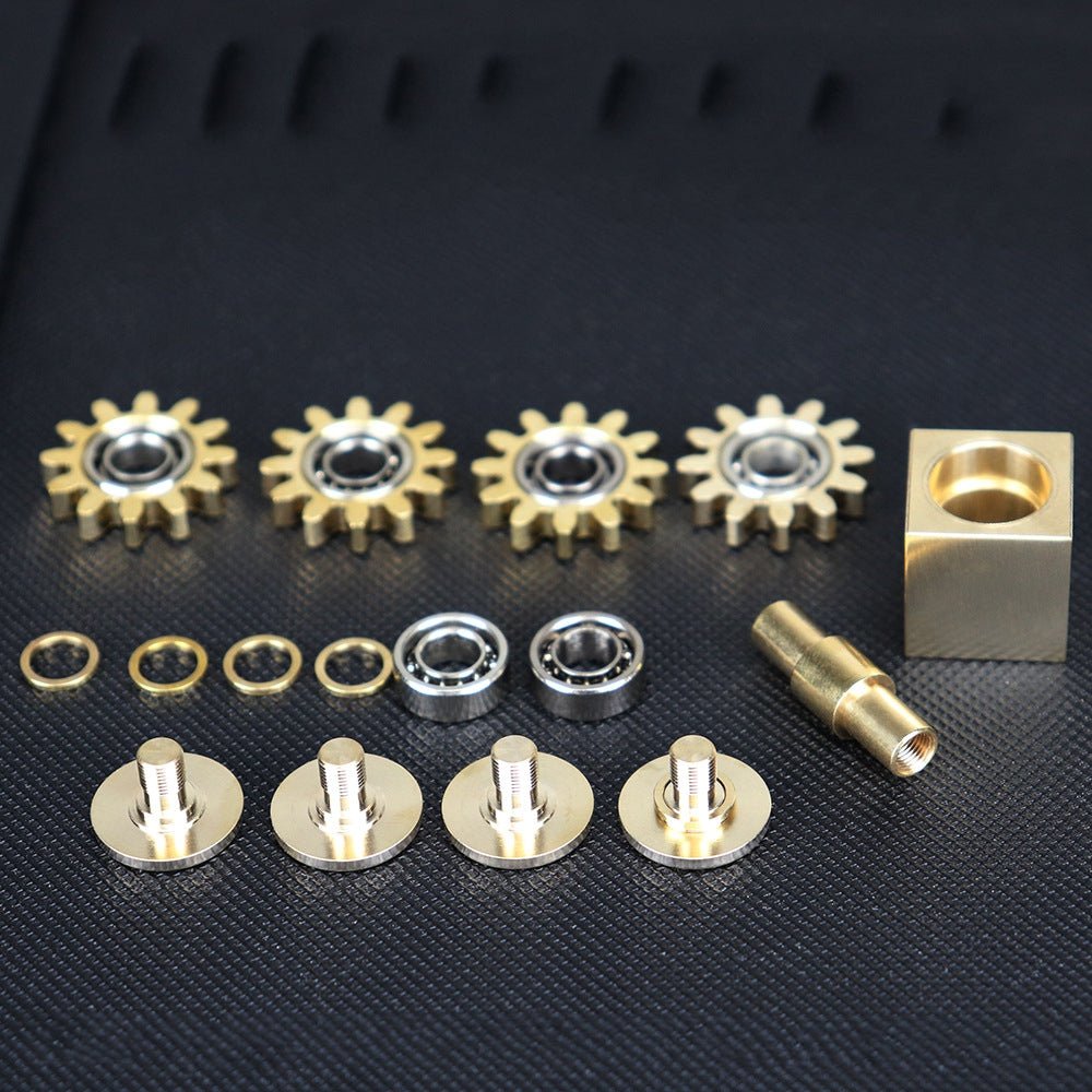 Brass Cube Gears High Quality Figet Spinner Toy