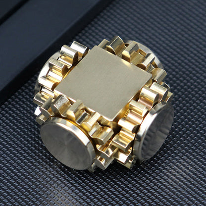 Brass Cube Gears High Quality Figet Spinner Toy