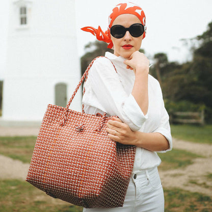 Recycled Woven Tote Bag
