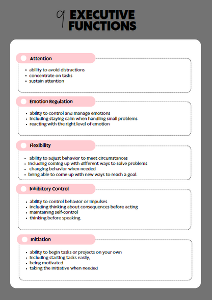Executive Functions Bundle