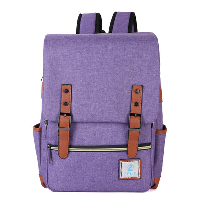 Slim Backpack Fits 15-inch Laptop-Purple