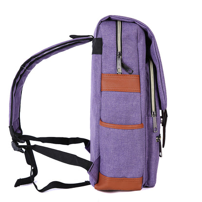 Slim Backpack Fits 15-inch Laptop-Purple