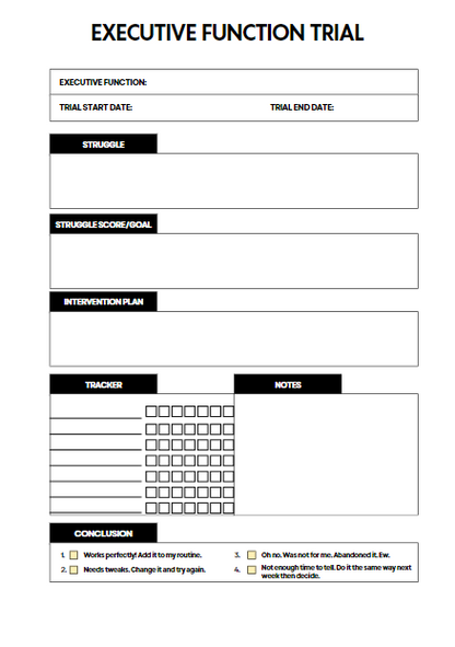 Executive Functions Bundle