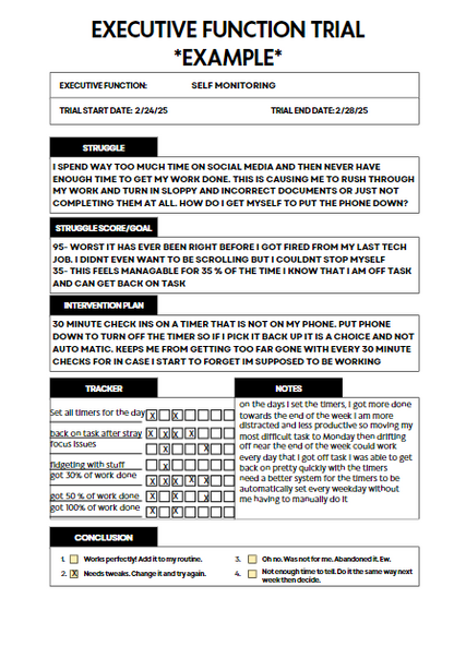Executive Functions Bundle