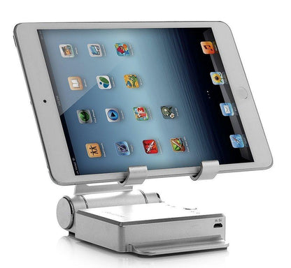 Podium Style Stand With Extended Battery Up To 200% For iPad, iPhone